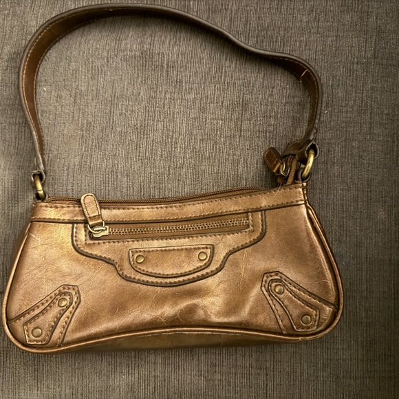 Handbags - Mini leather shoulder purse; great condition